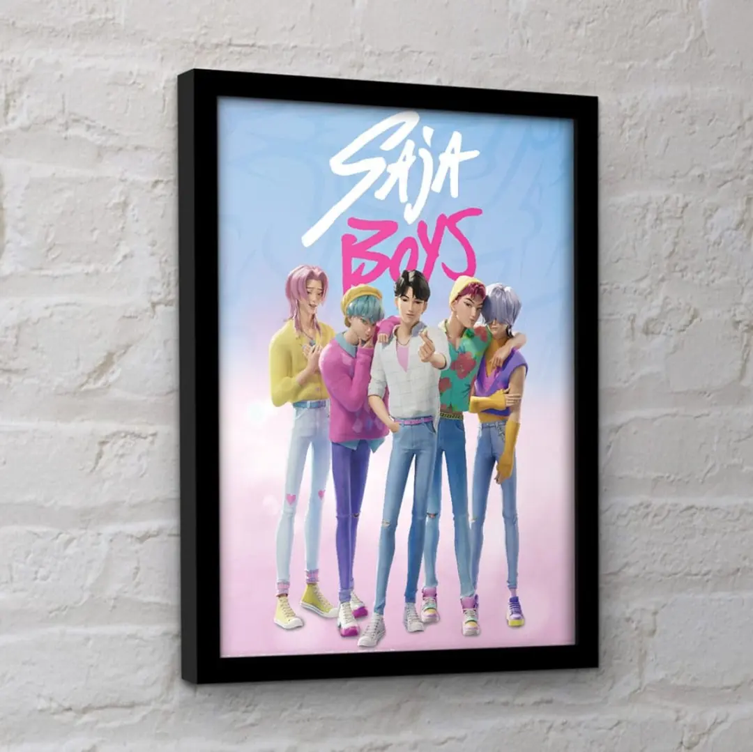 Pyramid KPop Demon Hunters Saja Boys Poster - 34x44cm - afbeelding 3 van 5