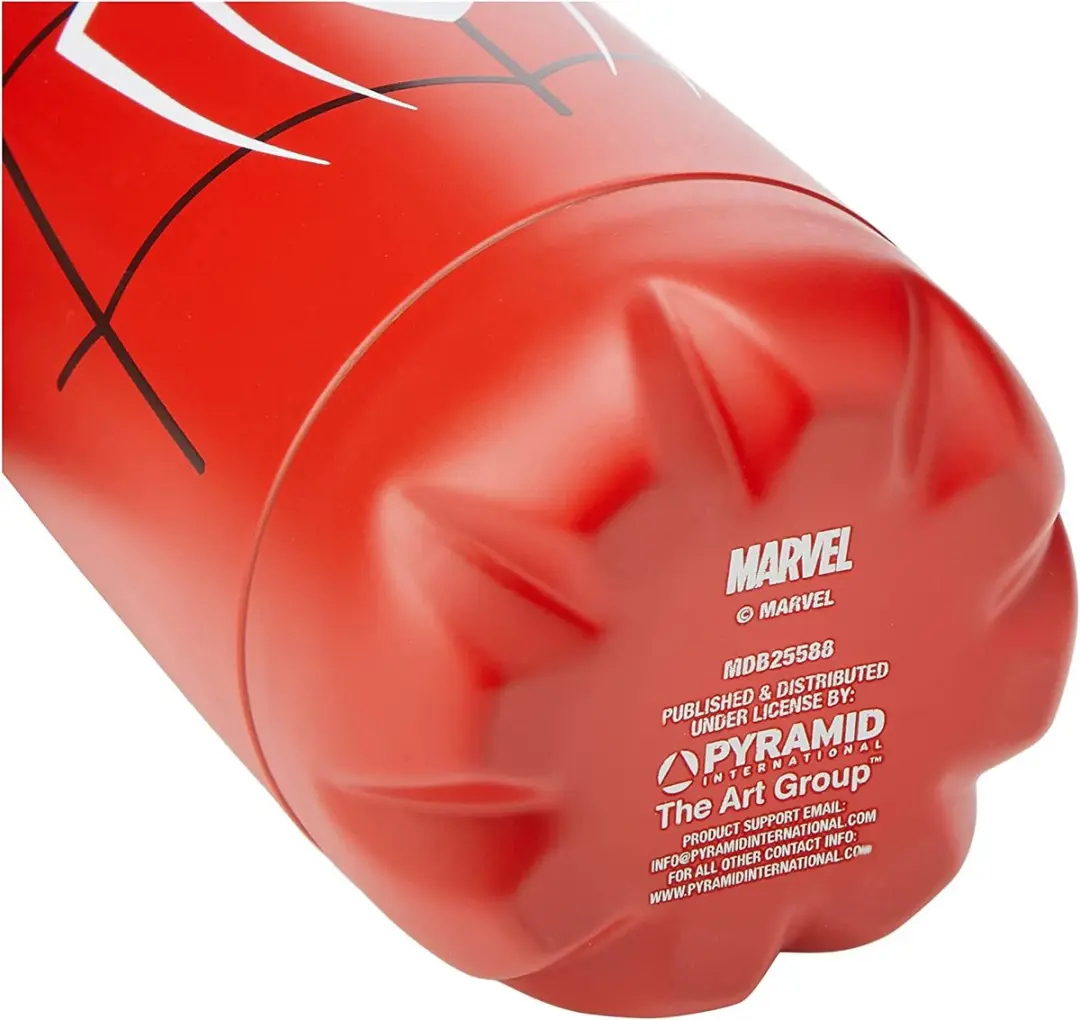 Pyramid Spider-Man Torso Metalen Drinkfles 550ml - Rood - afbeelding 3 van 6