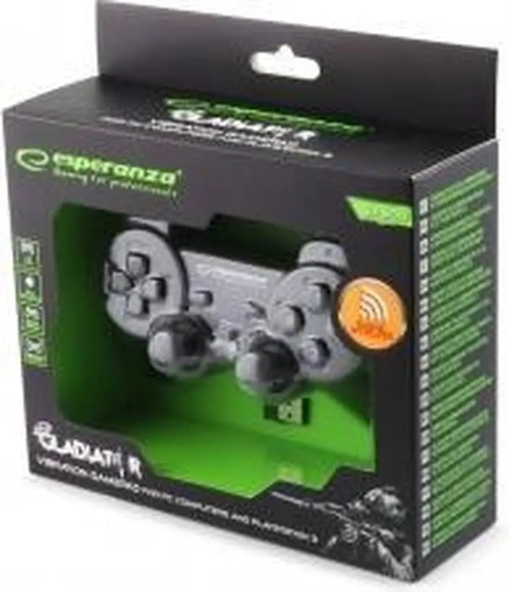 Esperanza Gladiator EGG108K Gamecontroller - Zwart - afbeelding 3 van 4