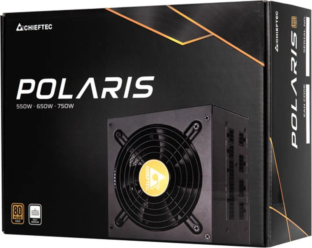 Chieftec Polaris PPS-650FC PC-voeding - Zwart - afbeelding 4 van 6