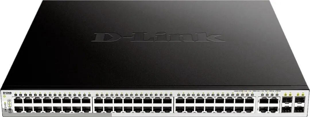 D-Link Smart+ DGS-1210-52MP/E Managed Switch - Zwart - afbeelding 5 van 6