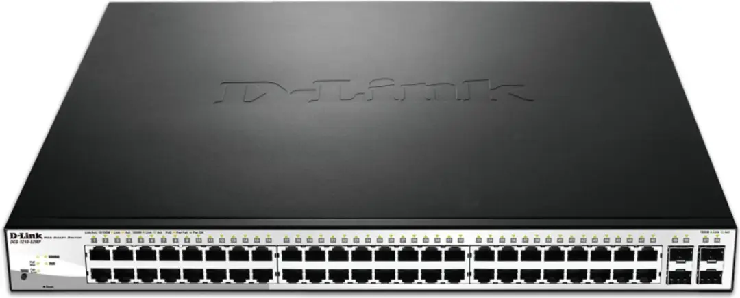 D-Link Smart+ DGS-1210-52MP/E Managed Switch - Zwart - afbeelding 6 van 6