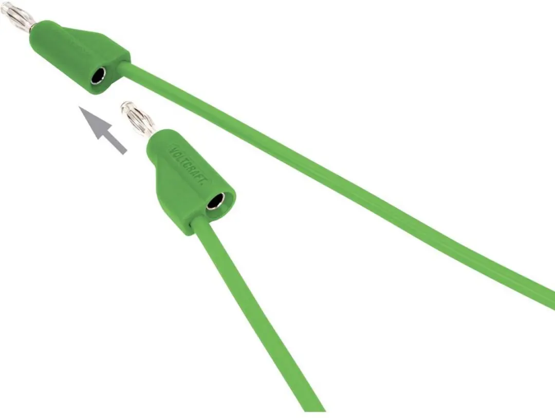 Voltcraft MSB-300 Meetsnoer Banaanstekker 4 mm 0.50 m - afbeelding 2 van 4