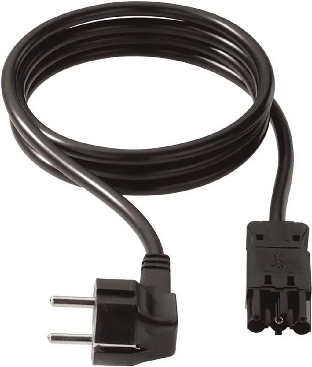 Bachmann IEC verlengsnoer H05VV-F 3G1,0mm² C14/C13 - 2m - Grijs - afbeelding 4 van 4