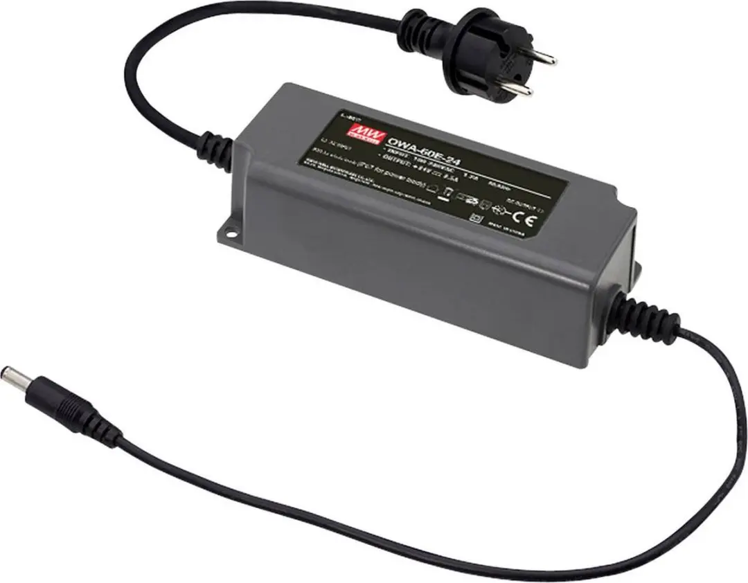 Mean Well OWA-60E-20 Tafelnetvoeding 20V 3A 60W