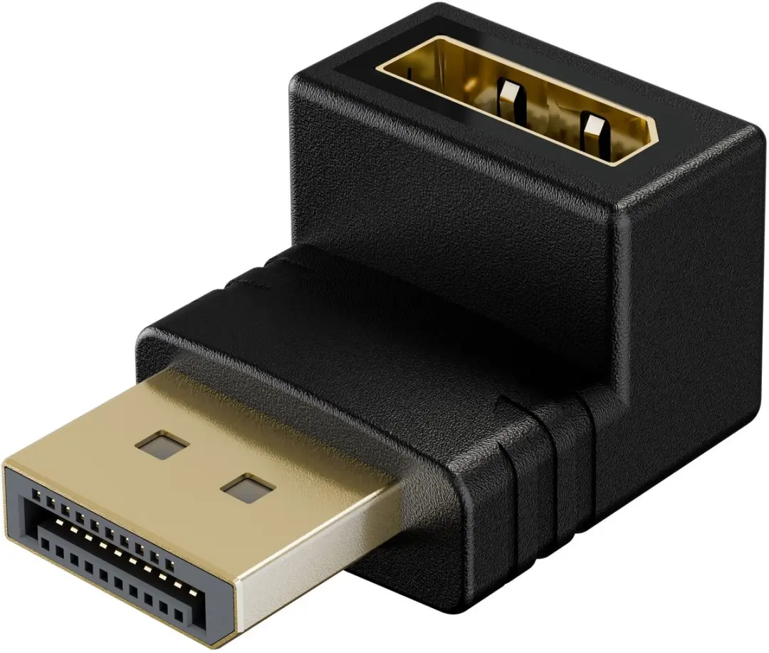 Goobay 77129 DisplayPort Hoekadapter 90° Omhoog