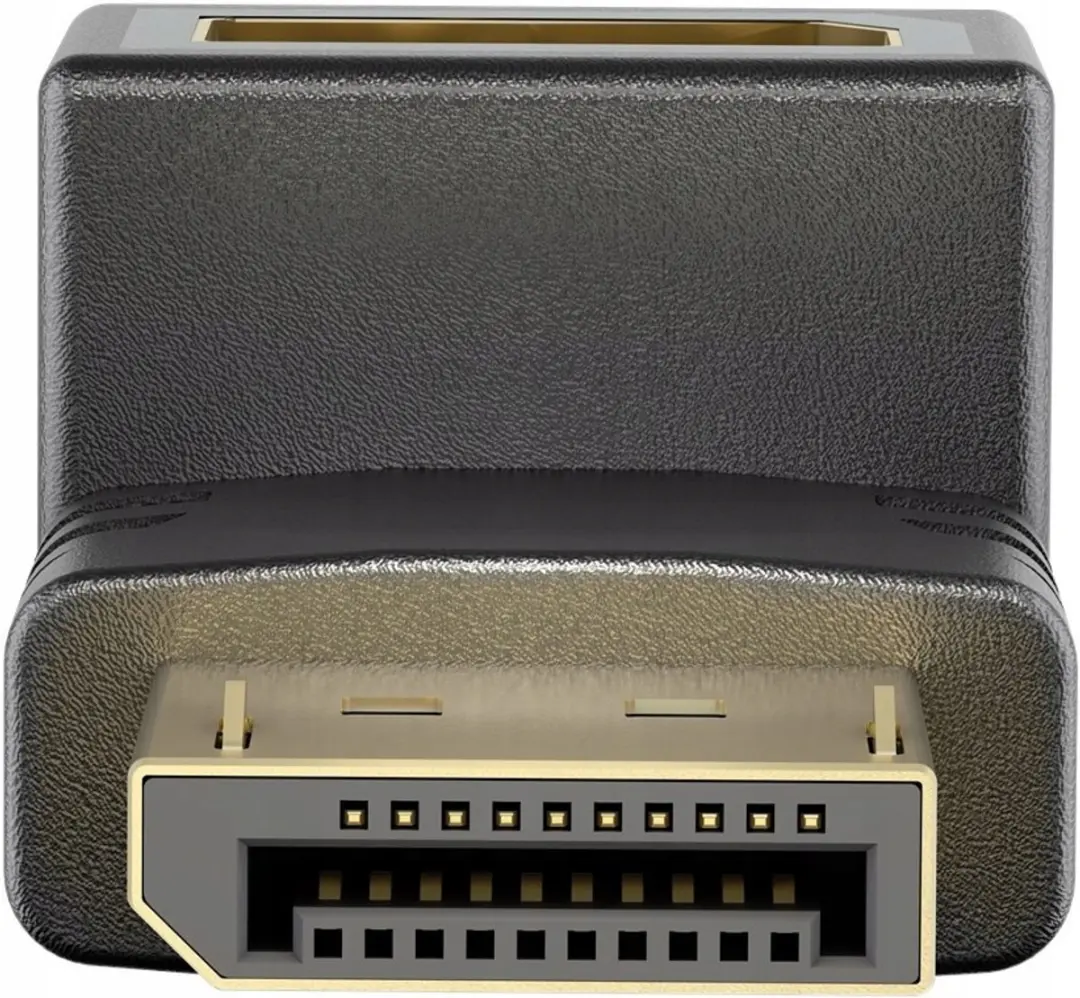 Goobay 77129 DisplayPort Hoekadapter 90° Omhoog - 8K 144Hz - afbeelding 4 van 6