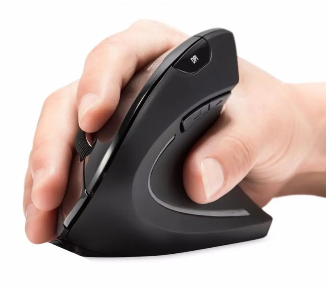 Perixx Perimice 713 Draadloze Ergonomische Muis - Zwart - afbeelding 3 van 6