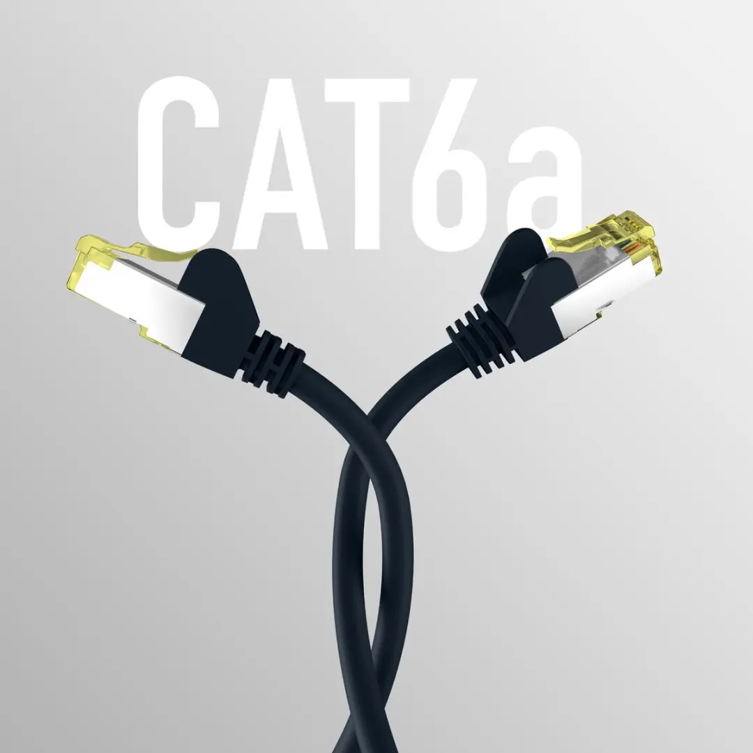 EFB Elektronik EC020200044 Netwerkkabel Cat6a 30m - Zwart - afbeelding 2 van 2