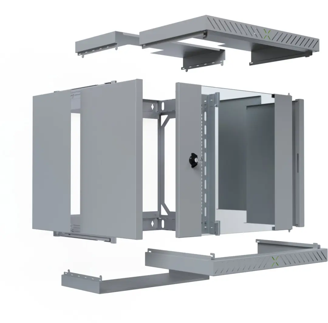 EFB Elektronik X-Rack WGX-1206GR.G1 Wandrek 12U - Grijs - afbeelding 2 van 4