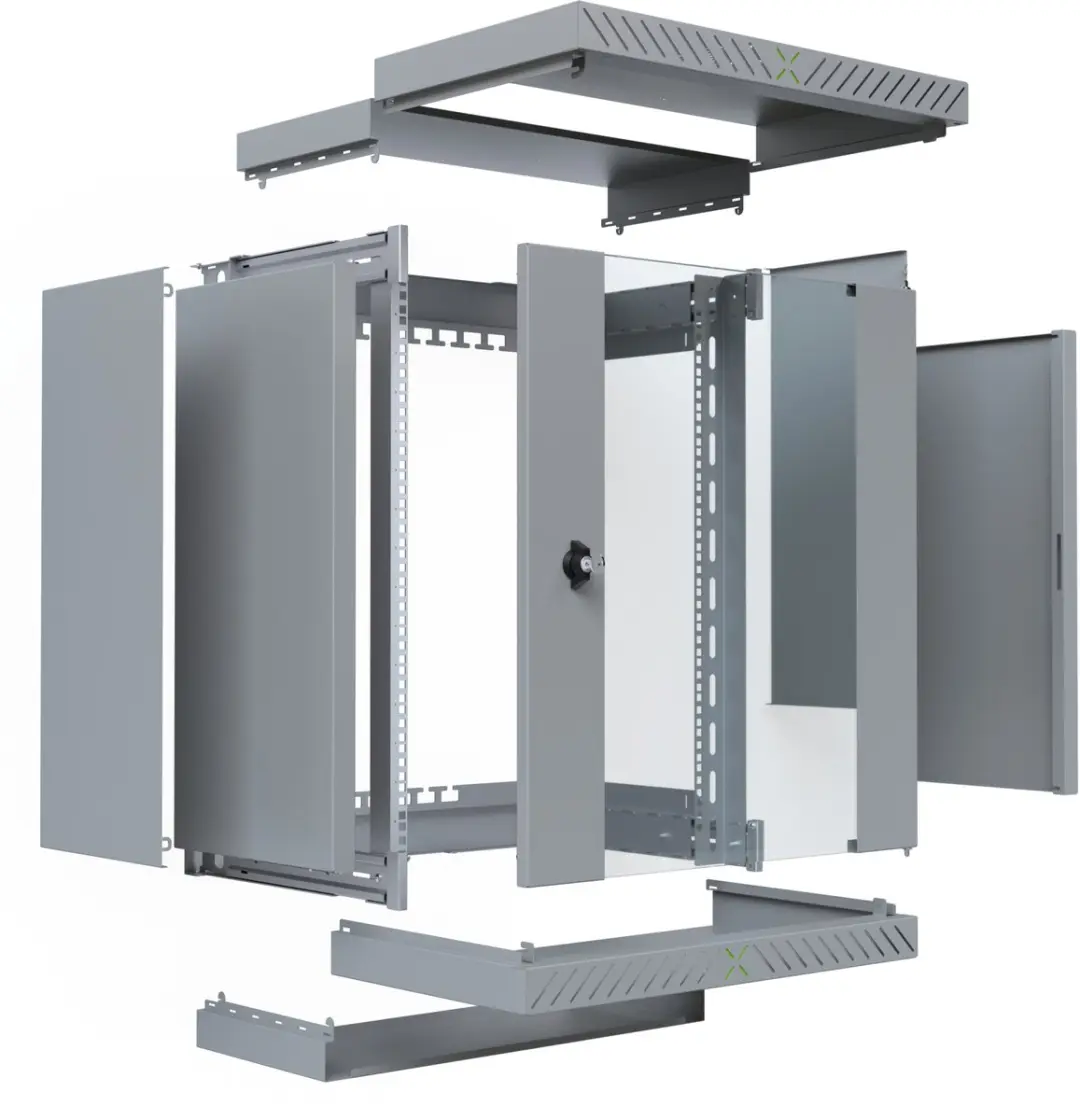 EFB Elektronik X-Rack WGX-1506GR.G1 Wandrek 15U - Grijs - afbeelding 2 van 4