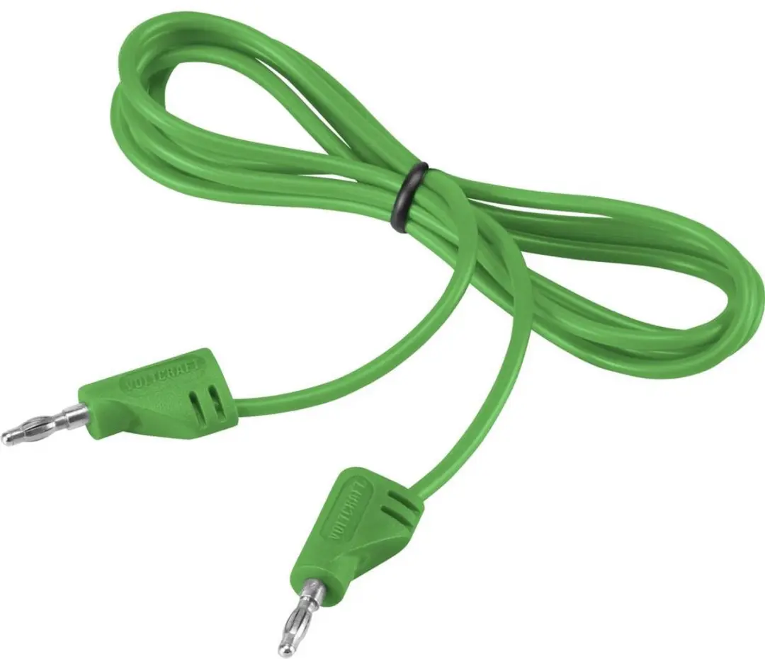 Voltcraft MSB-200 Meetsnoer Banaanstekker 2mm 0,90m - Groen - afbeelding 3 van 4