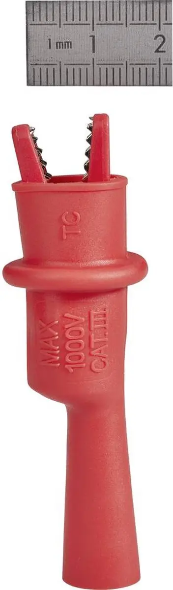 Voltcraft TL 88-4 Veiligheidsmeetsnoerenset - Zwart/Rood - afbeelding 2 van 5