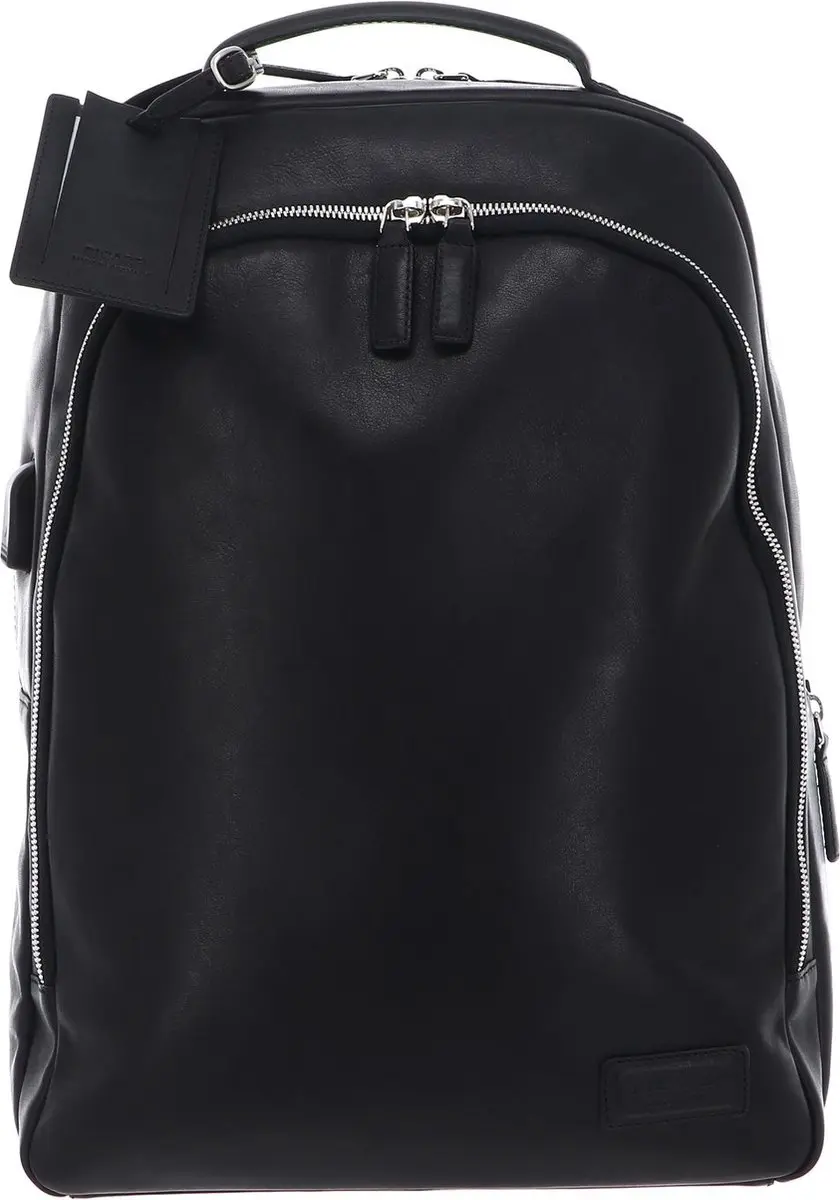 PICARD Laptop rugzak Rugzak met laptopvak Authentic Business Backpack Black Zwar