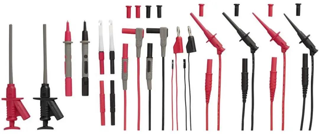 Voltcraft MLSet-120 Meetsnoerenset - 1.2 m - Rood/Zwart - afbeelding 4 van 6