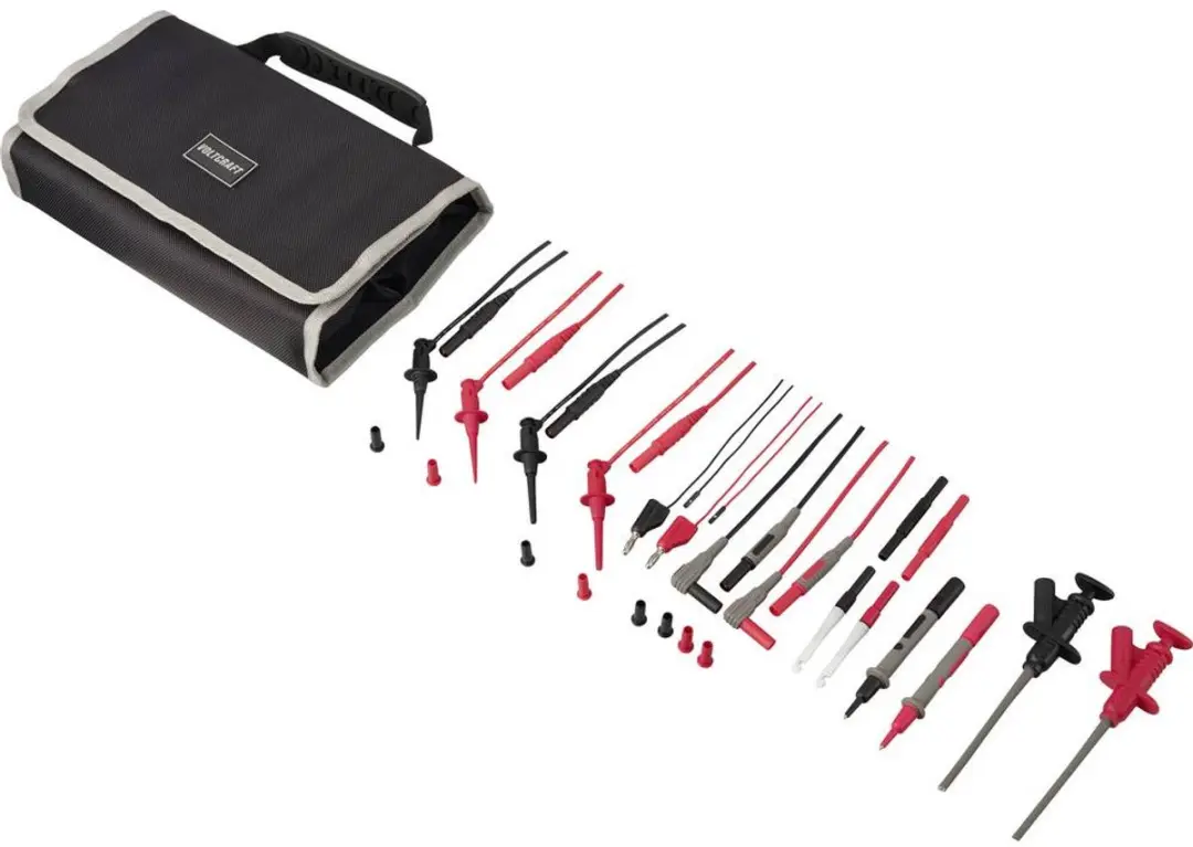 Voltcraft MLSet-120 Meetsnoerenset - 1.2 m - Rood/Zwart - afbeelding 2 van 6