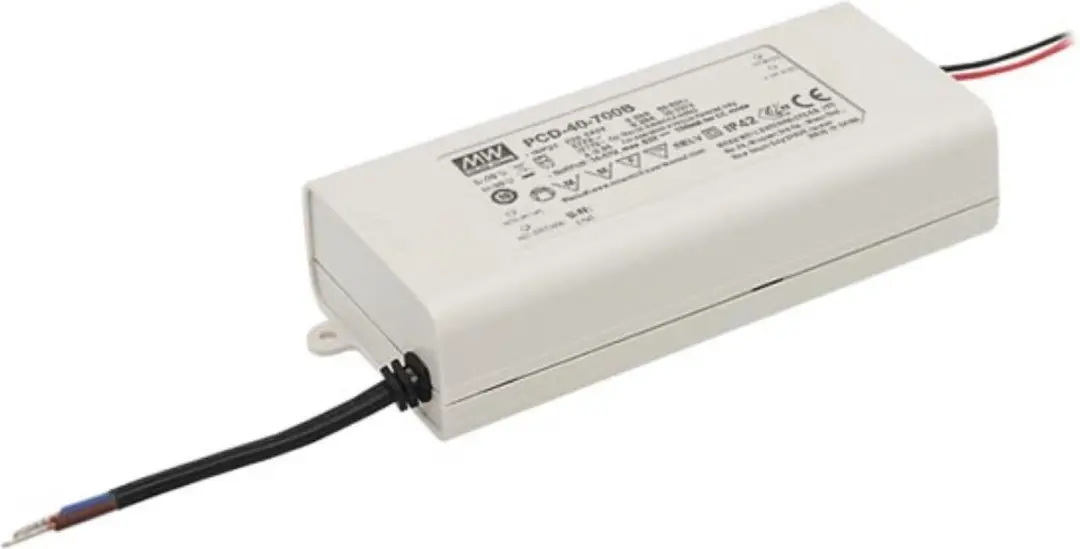 Mean Well PCD-40-700B LED-driver 40W 700mA dimbaar