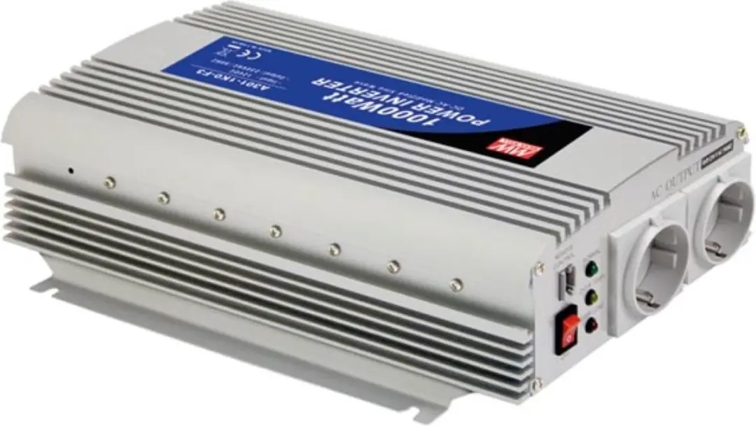 Mean Well A301-1K0-F3 DC-AC Omvormer