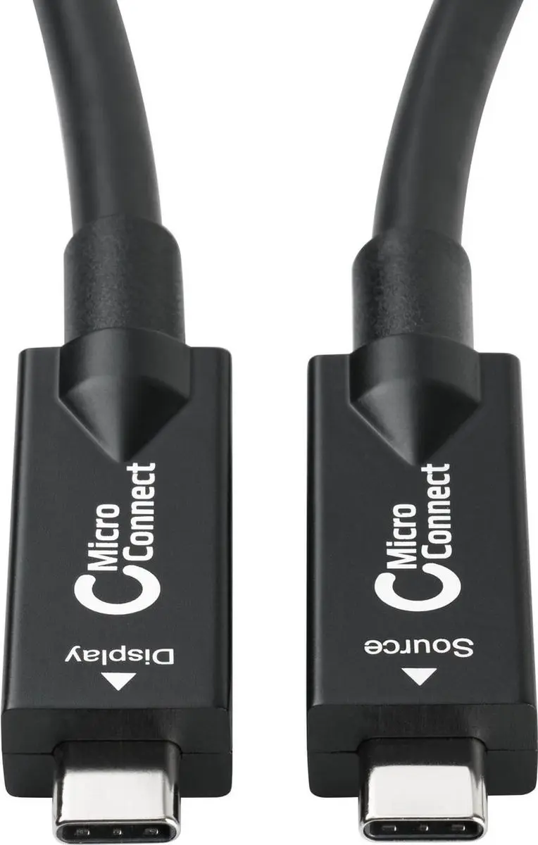 Microconnect USB3.2CC10OP USB-C Kabel 10m - Zwart - afbeelding 4 van 6