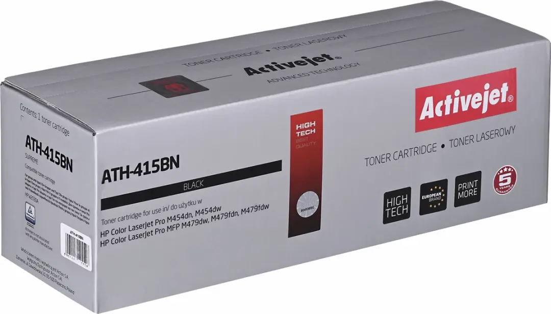 ActiveJet ATH-415BN CHIP Printertoner voor HP 415A