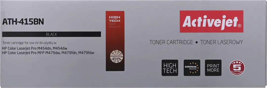 ActiveJet ATH-415BN CHIP Printertoner voor HP 415A - Zwart - afbeelding 2 van 5