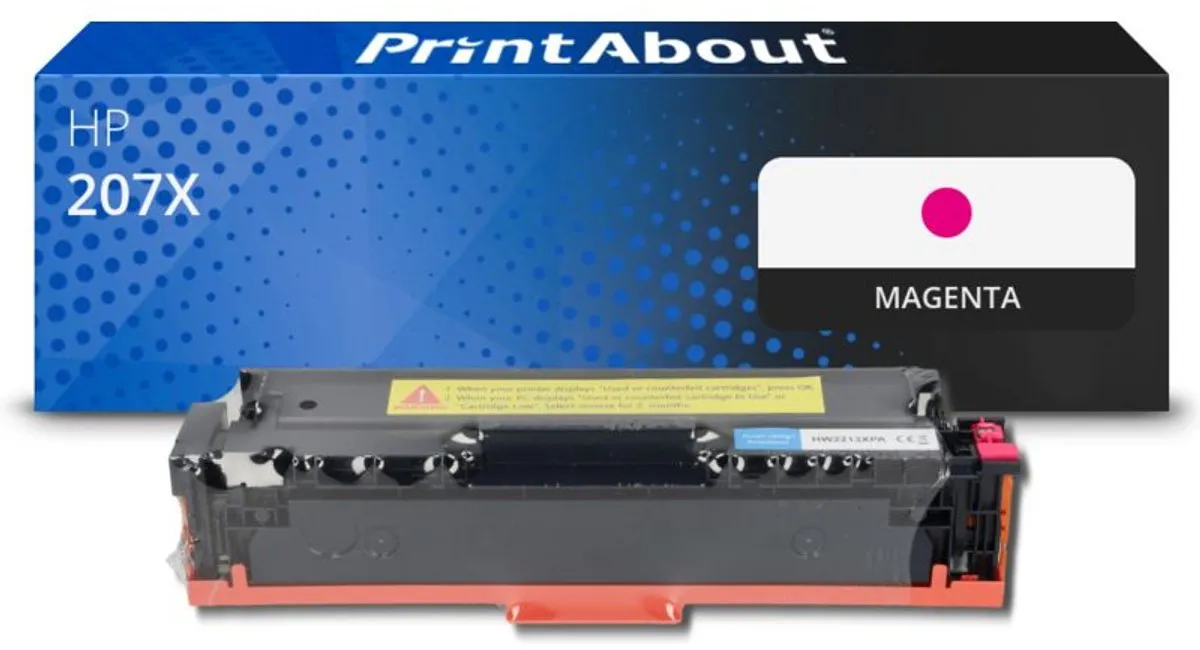 PrintAbout Toner W2213X Magenta - 2.450 pagina's - HP 207X