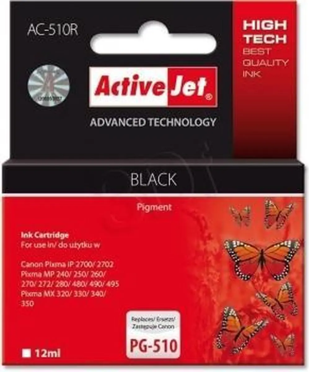 ActiveJet AC-510R Inktcartridge - Zwart 12ml - afbeelding 2 van 5