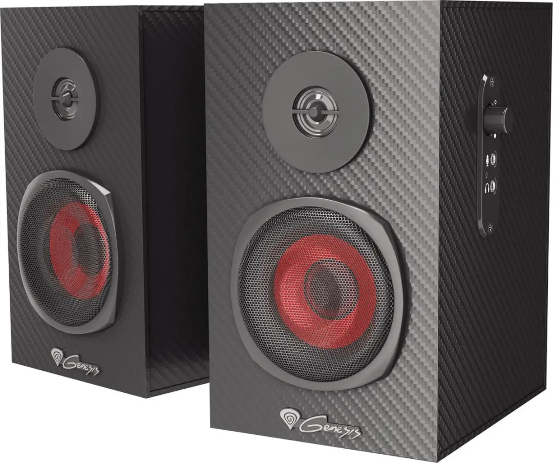 Genesis Helium NCS-1305 Gaming Luidsprekers - Zwart/Rood - afbeelding 3 van 6