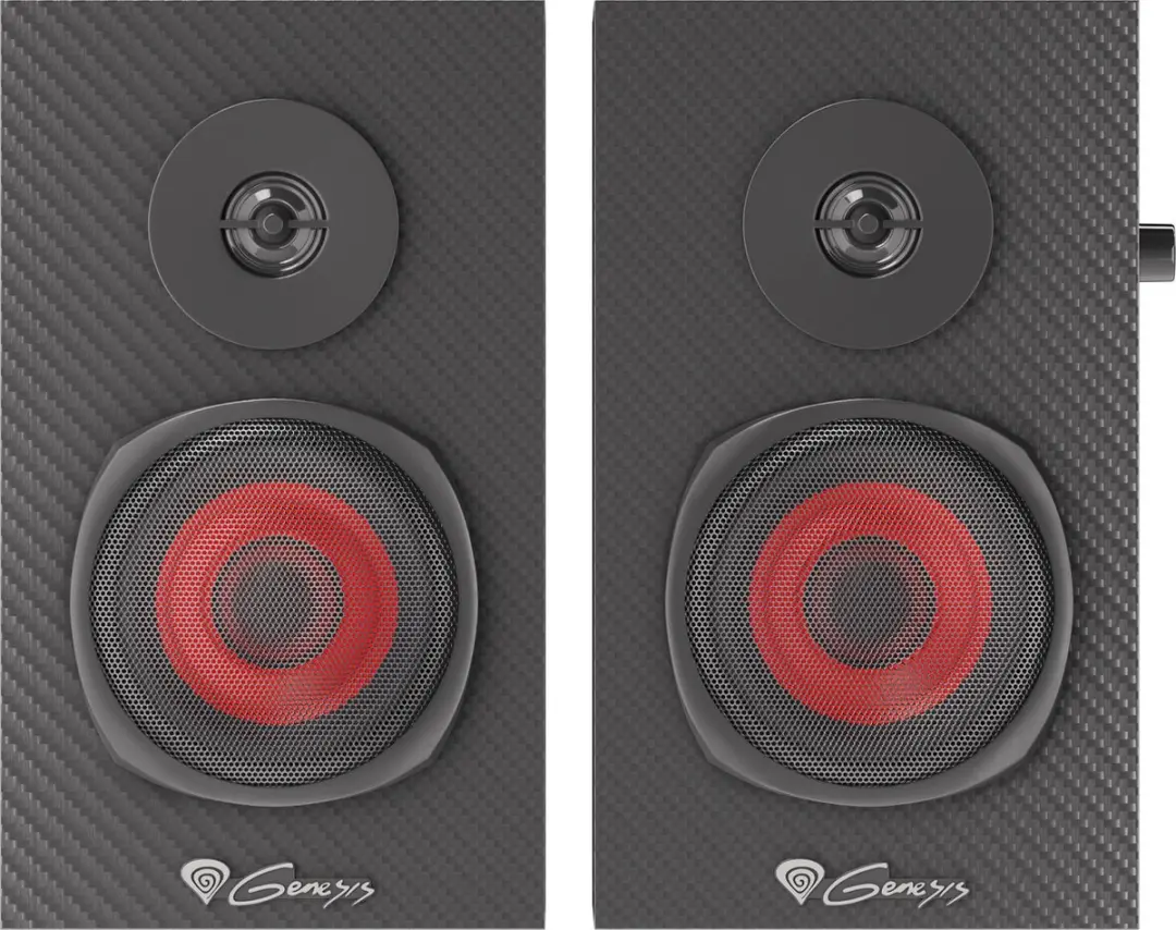 Genesis Helium NCS-1305 Gaming Luidsprekers - Zwart/Rood - afbeelding 4 van 6