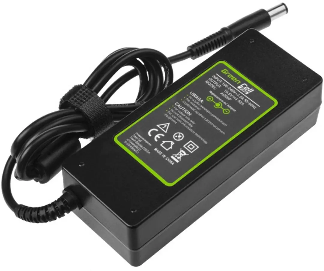 Green Cell AD09P Laptop Netvoeding 90W 19.5V 4.62A - Zwart - afbeelding 5 van 6