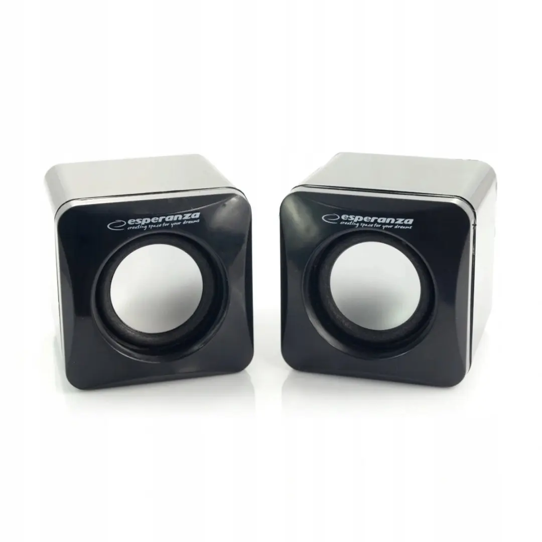Esperanza Leggiero EP111 Luidsprekers 2.0 - USB Voeding - Zwart - afbeelding 2 van 6