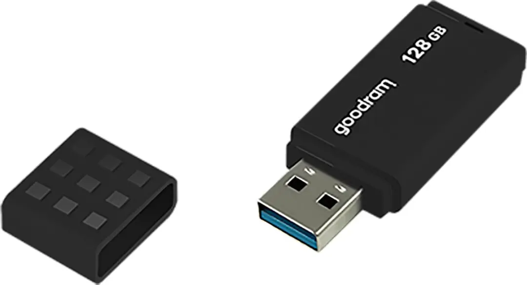 Goodram UME3 UME3-1280K0R11 USB-stick 128GB - Zwart - afbeelding 2 van 6
