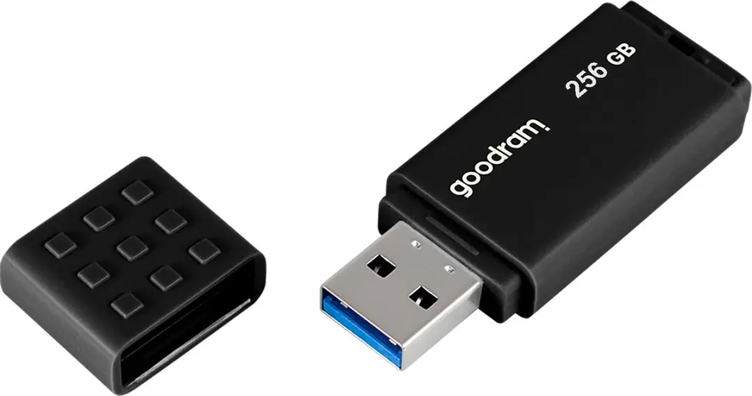Goodram UME3-2560K0R11 USB-stick 256GB - Zwart - afbeelding 3 van 6