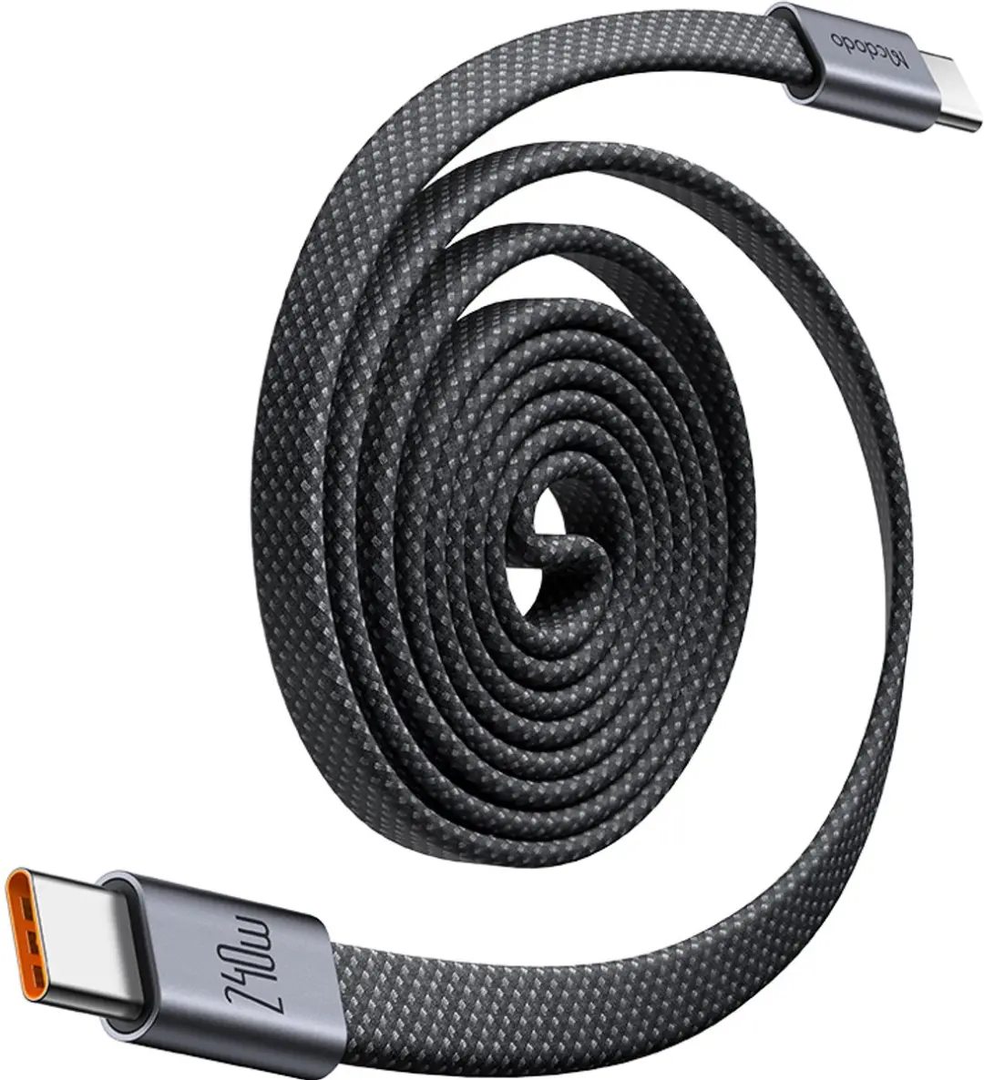 240W Magnetische USB C naar USB C Kabel