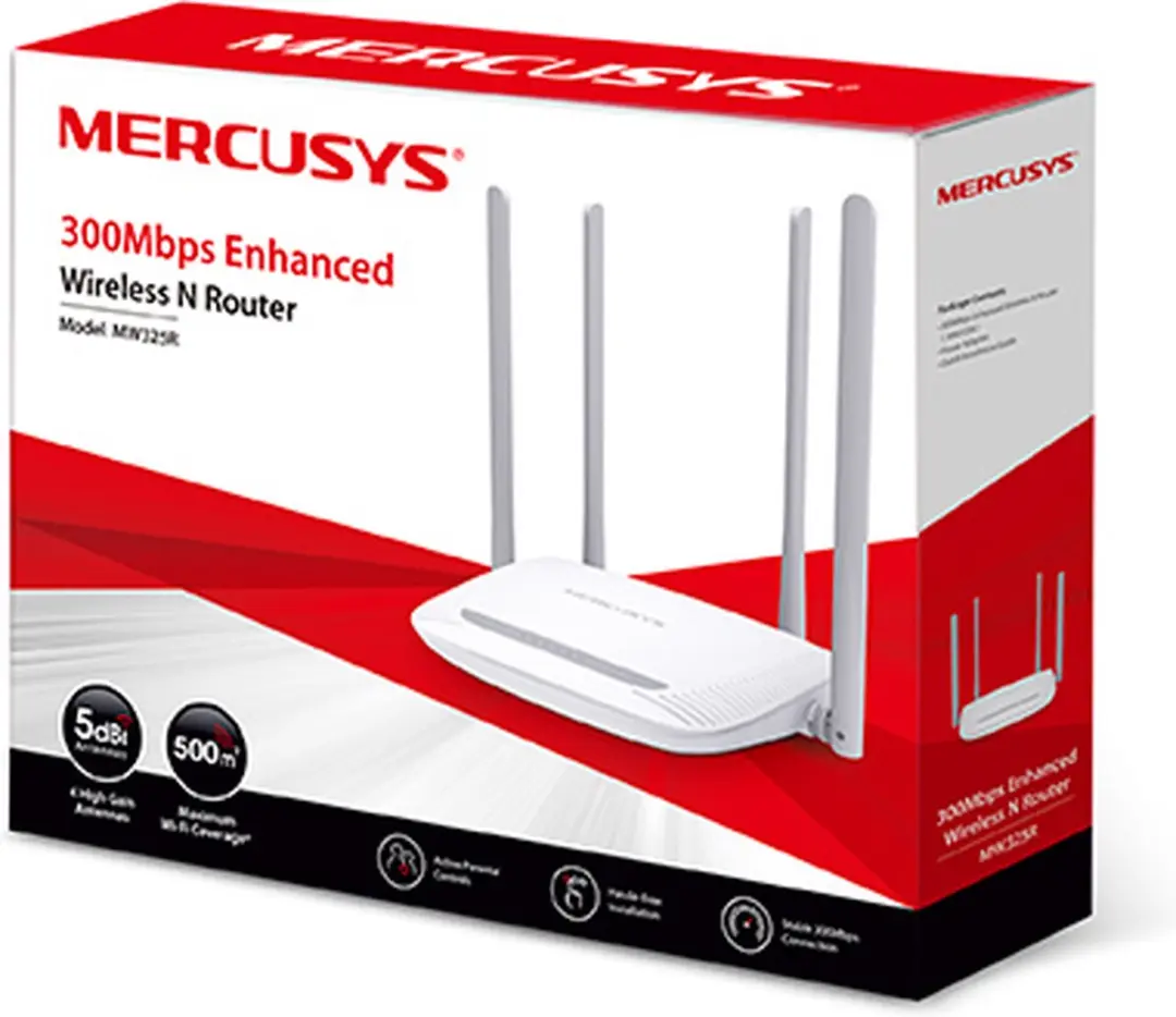 Mercusys MW325R Router - Wit - afbeelding 4 van 5