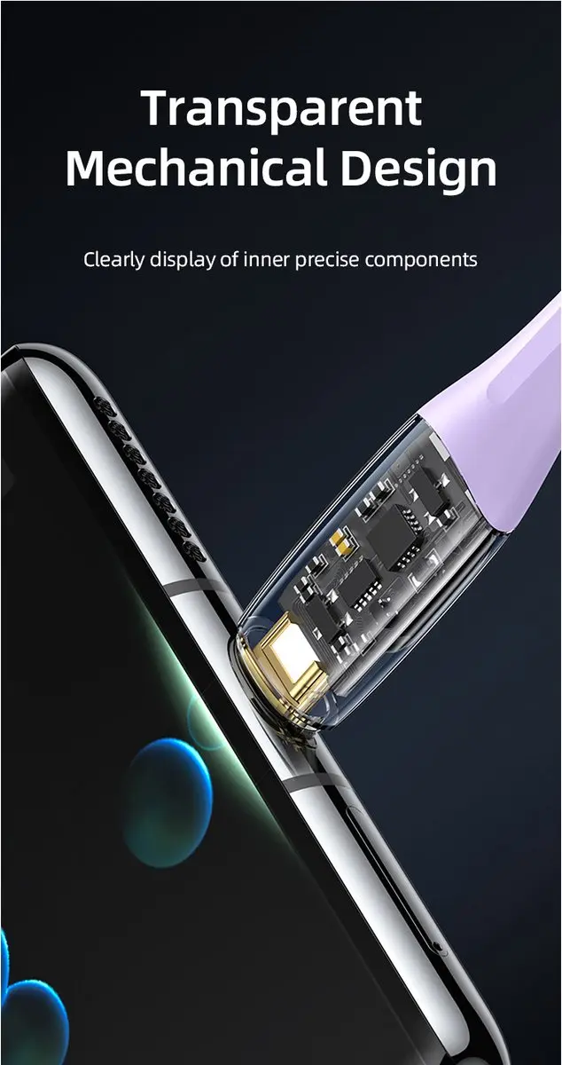 USAMS USB-A naar USB-C Kabel 66W 1.2m - afbeelding 4 van 6