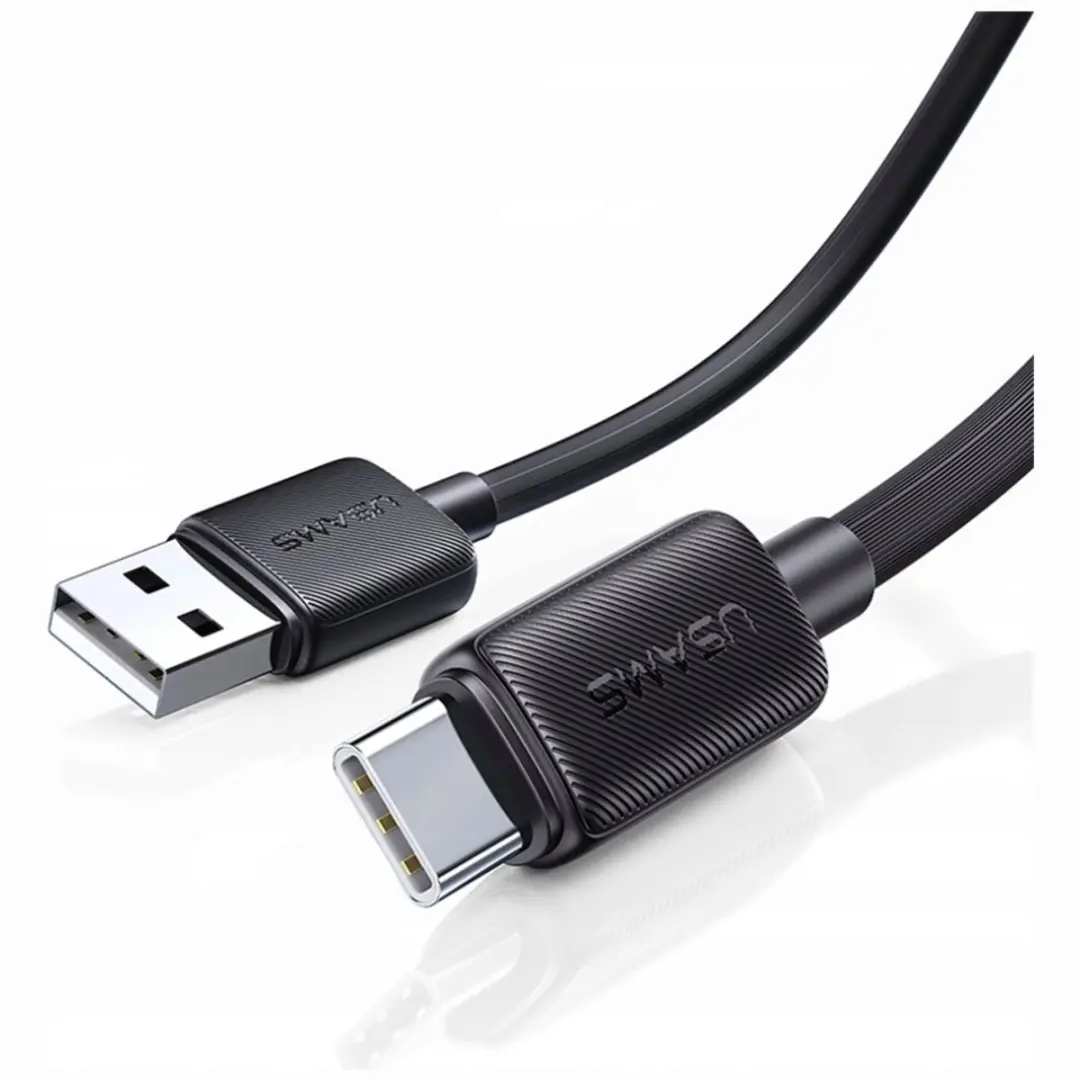 USAMS KY Serie Kabel USB-A naar USB-C 3A 2m - Wit - afbeelding 5 van 6