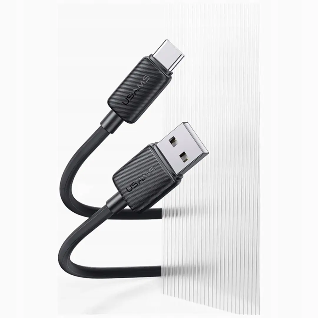USAMS KY Serie Kabel USB-A naar USB-C 3A 2m - Wit - afbeelding 3 van 6