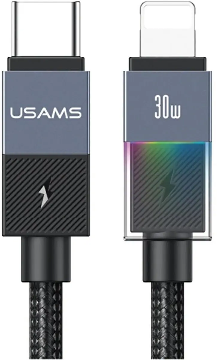 USAMS SJ776 USB-C naar Lightning-kabel 30W