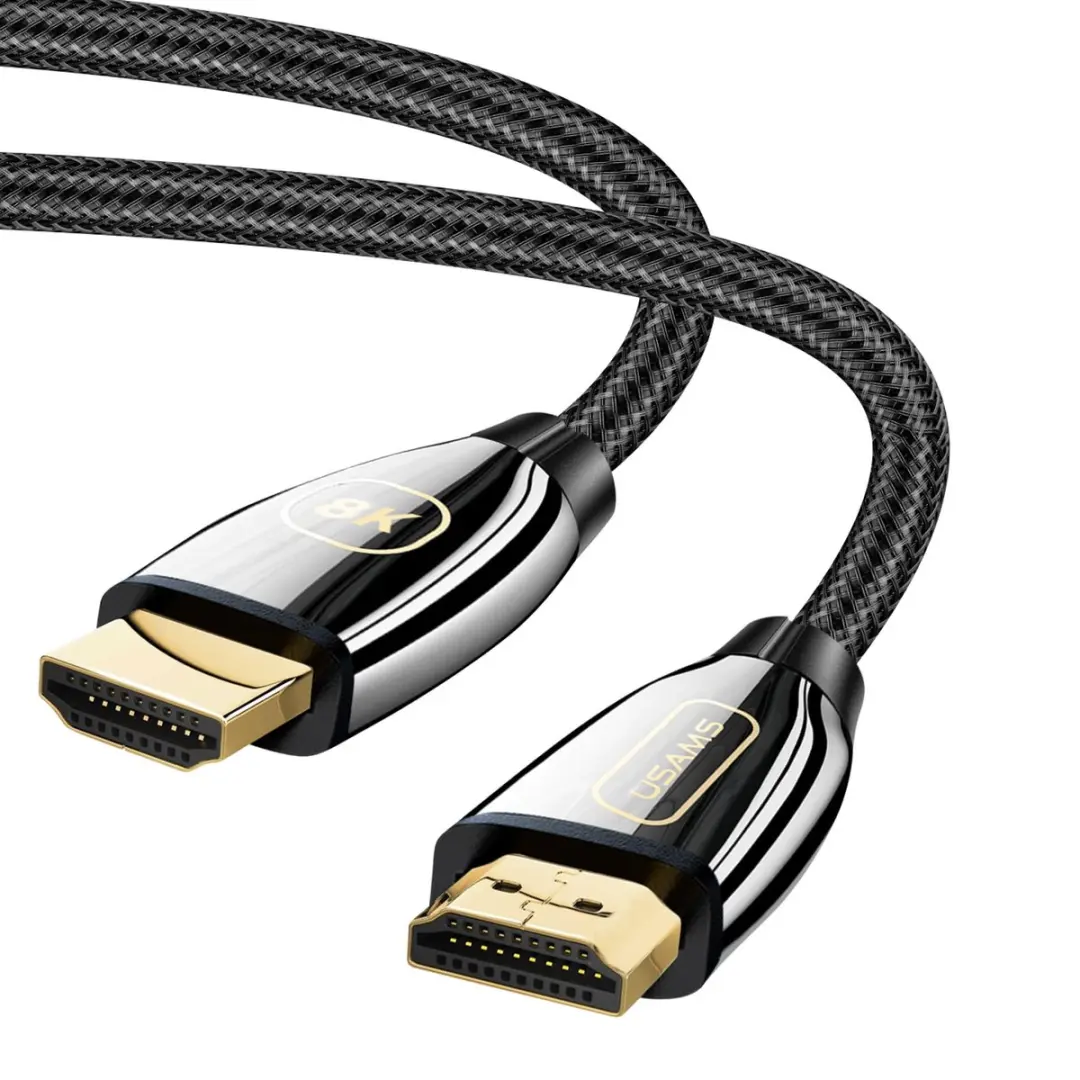 USAMS U67 Serie HDMI Kabel 8K - 3m - Zwart - afbeelding 3 van 6