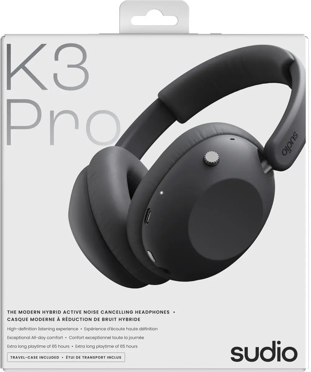 Sudio K3 Pro K3PROBLK Over-ear Hoofdtelefoon - Zwart - afbeelding 4 van 6