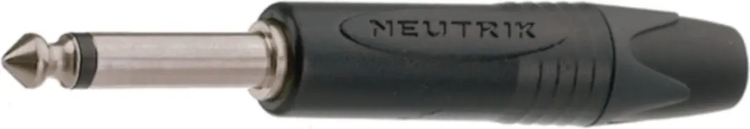 Neutrik NP2X-BAG 6,35mm Mono Jack Connector - Zwart - afbeelding 4 van 4