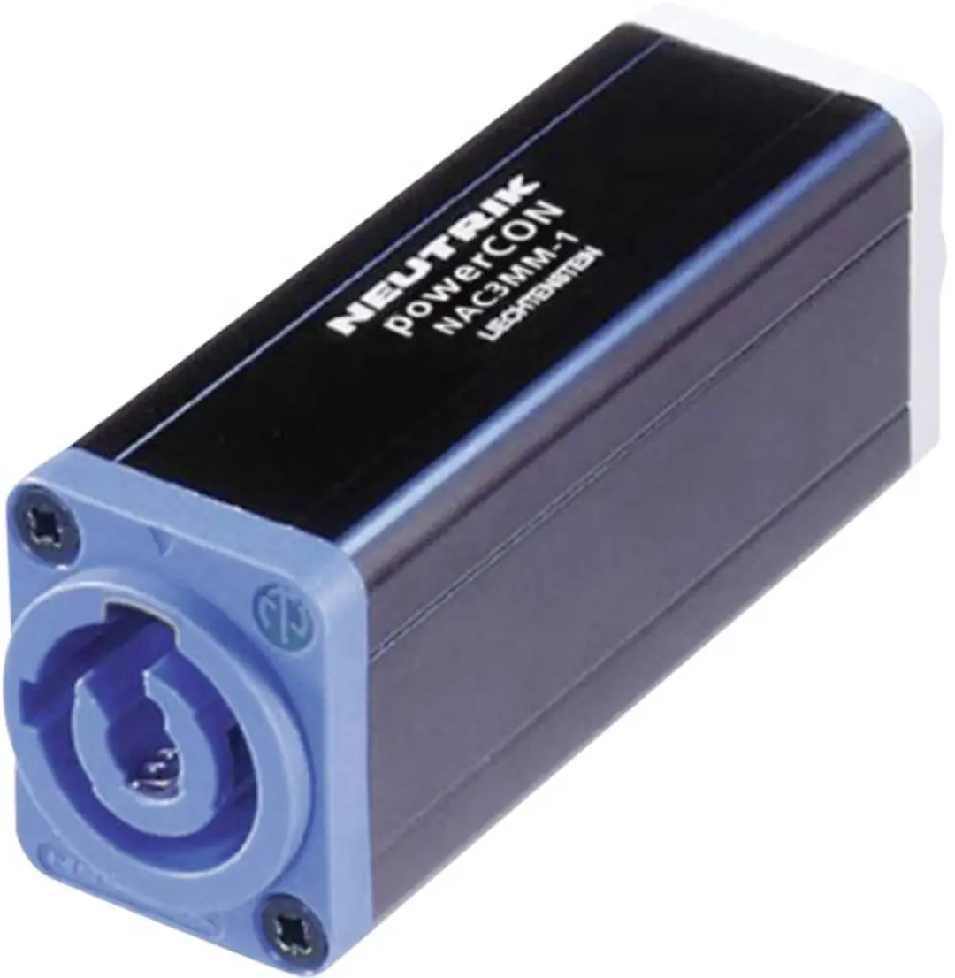 Neutrik powerCON Stekkeradapter NAC3MM-1 - Zwart - afbeelding 4 van 4