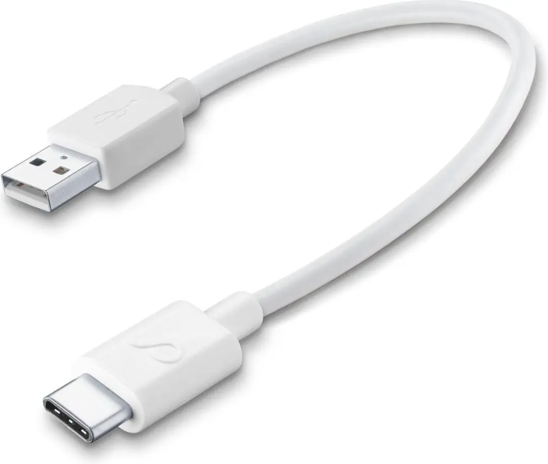Cellularline USBDATACTRUSBCW USB-kabel - 15cm - Wit - afbeelding 5 van 5