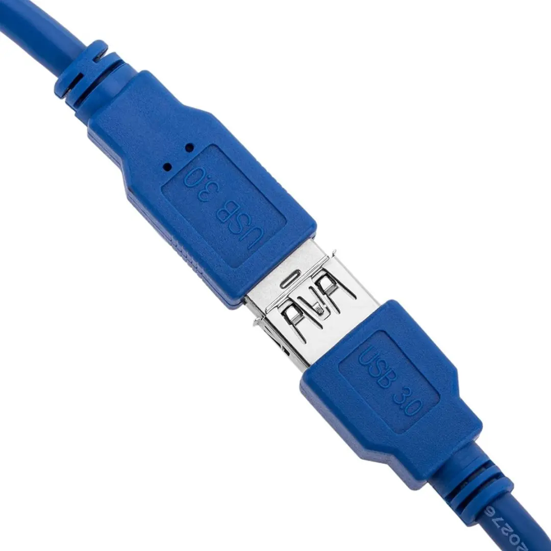Techly ICOC U3-AA-005-EX USB 3.0 verlengkabel - 0,5m - Blauw - afbeelding 5 van 6
