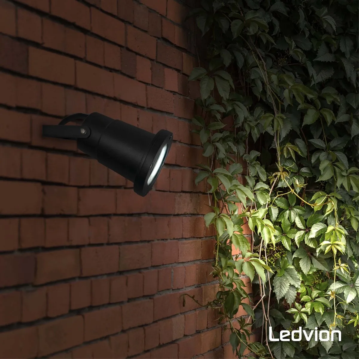 LEDVION LED Prikspots IP65 5W 6500K - Zwart