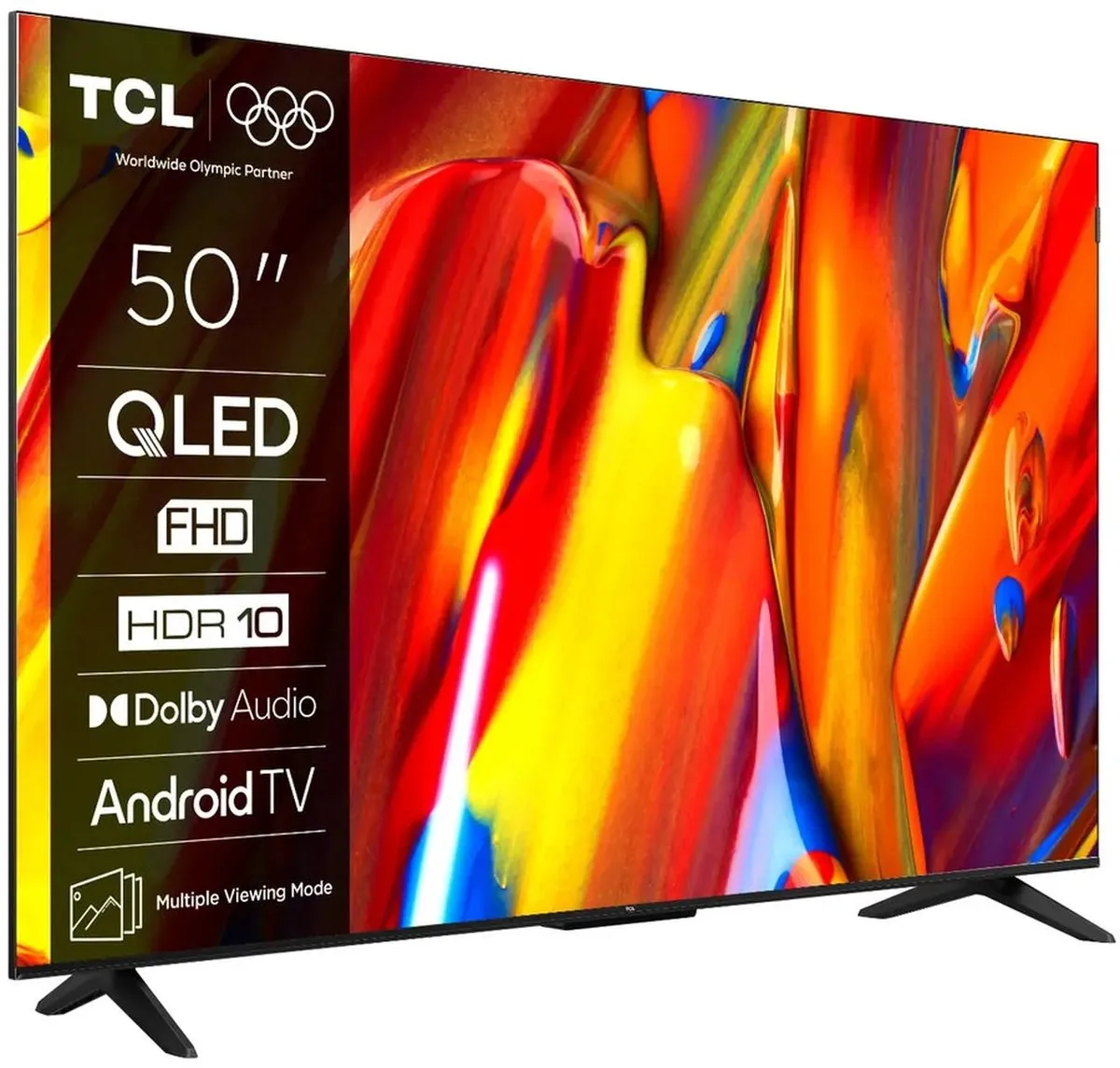TCL 50V5C 50 inch QLED TV - Full HD - Zwart