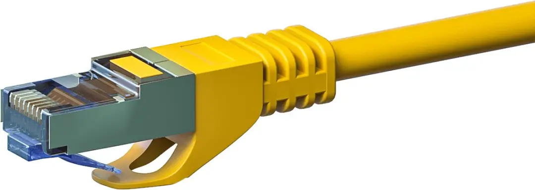 Danicom CAT6a patchkabel DC-6A7-200 - 20m - Geel - afbeelding 5 van 6