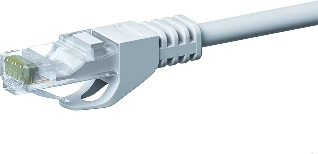 Danicom DC-52-005 UTP CAT5e patchkabel 0,50m - Wit - afbeelding 2 van 3