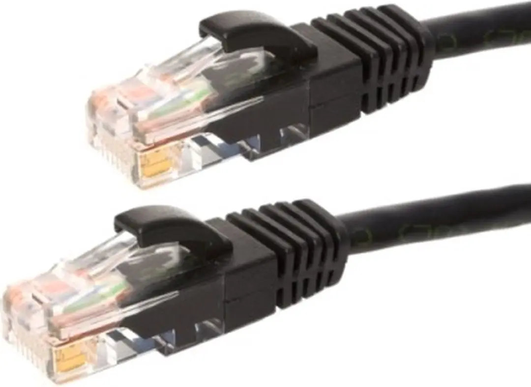 Danicom UTP CAT5e patchkabel 2m - zwart - 100% koper - afbeelding 3 van 3